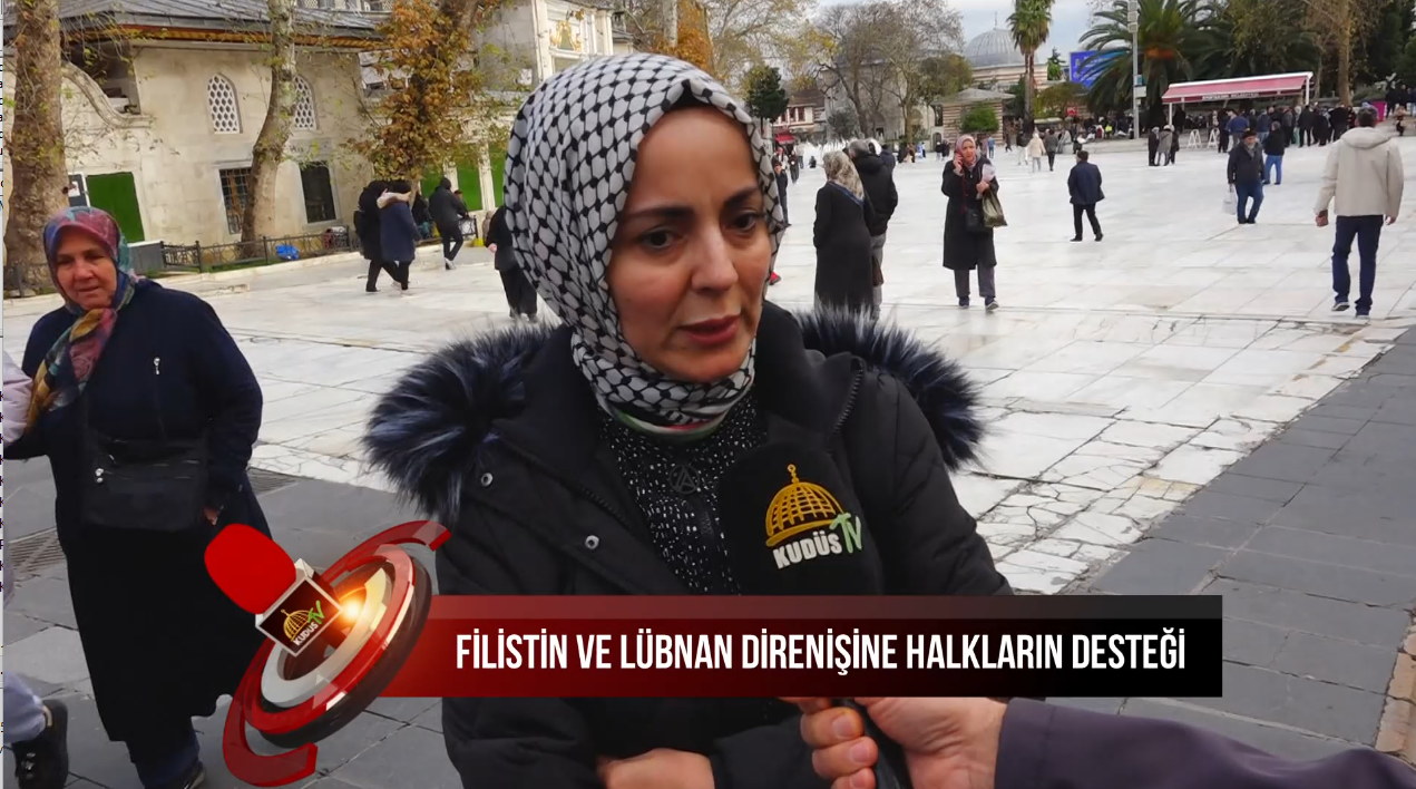 FİLİSTİN VE LÜBNAN DİRENİŞİNE HALKIMIZIN DESTEĞİ (12.12.2024)