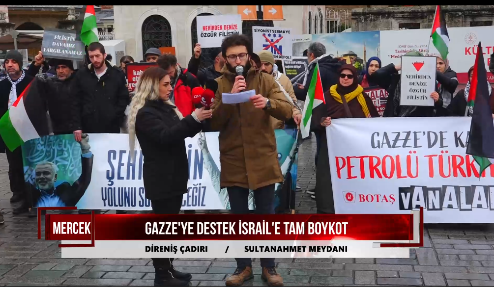 GAZZE'YE DESTEK İSRAİL'E TAM BOYKOT (12.01.2025)